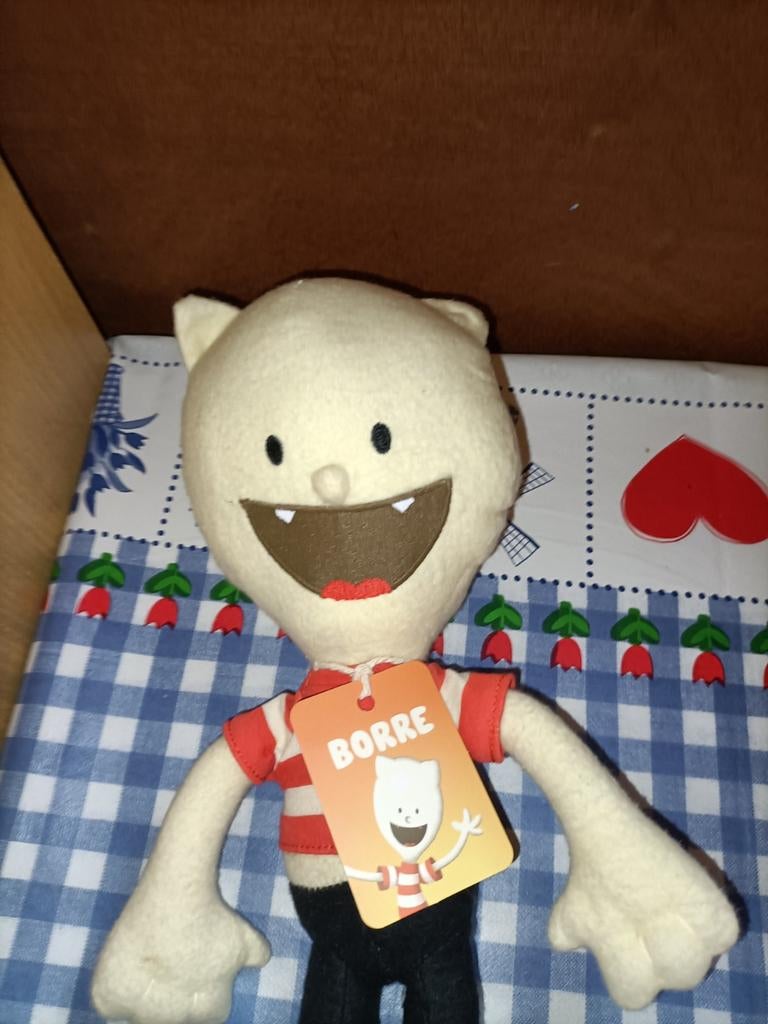 Borre knuffel nieuw met kaartje 44 cm groot, Kinderen en Baby's, Speelgoed | Knuffels en Pluche, Ophalen of Verzenden, Overige typen