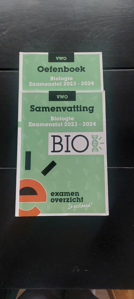 Examenbundel Biologie VWO Samenvatting & Oefenboek 2023-2024, Diverse auteurs, Ophalen of Verzenden, Zo goed als nieuw, Beta