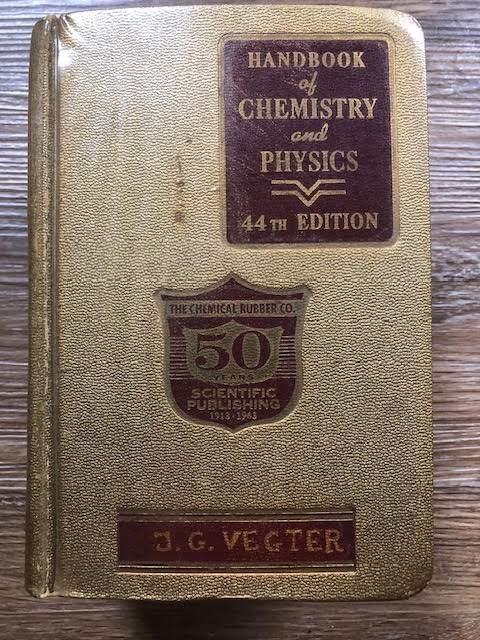Handbook of Chemistry and Physics 44th edition (1963), Boeken, Wetenschap, Gelezen, Diverse auteurs, Ophalen of Verzenden, Natuurwetenschap