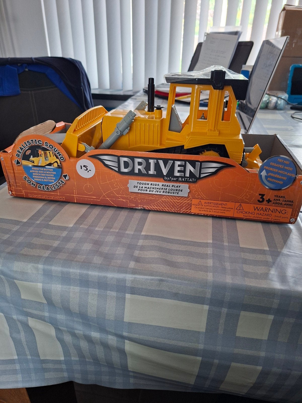 DRIVEN Bulldozer met realistisch geluid, Ophalen of Verzenden, Nieuw