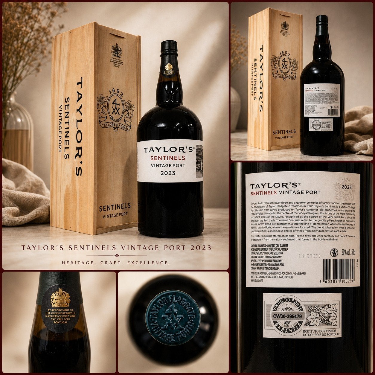 Taylor's Sentinels Vintage Port 2023, Ophalen of Verzenden, Port