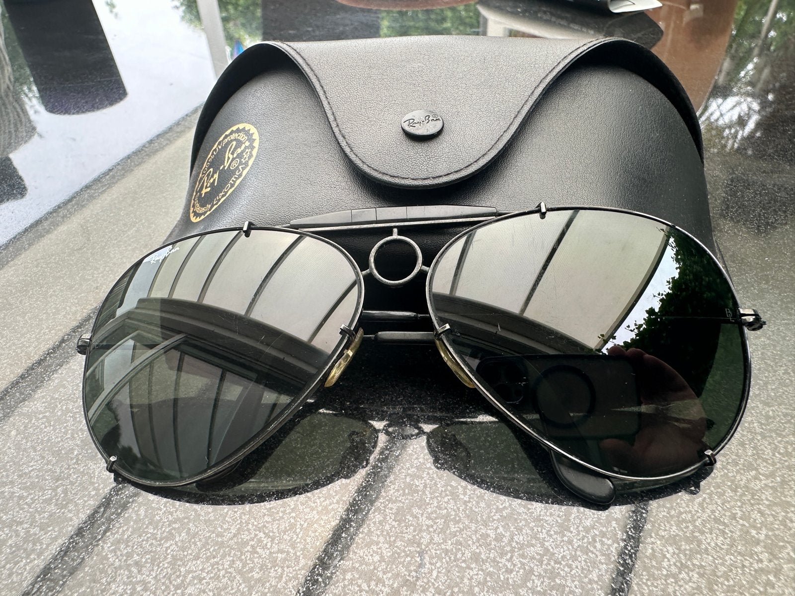 Vintage Rayban Sharpshooter Grand Deluxe 65 mm, Sieraden, Tassen en Uiterlijk, Zonnebrillen en Brillen | Heren, Gebruikt, Zonnebril