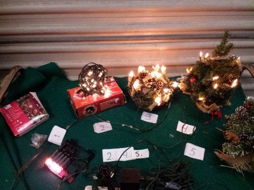 245 ] kerst verlichting en boompjes, Diversen, Kerst, Ophalen of Verzenden, 'T Olde Gre-j, Info@toldegrej.nl, Endepoelstraat 20f Didam
