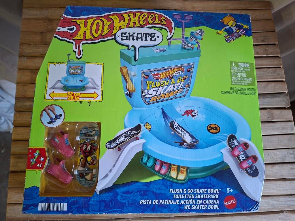 Hot Wheels Skate Flush & Go Skate Bowl - Nieuw in doos, Ophalen of Verzenden, Nieuw