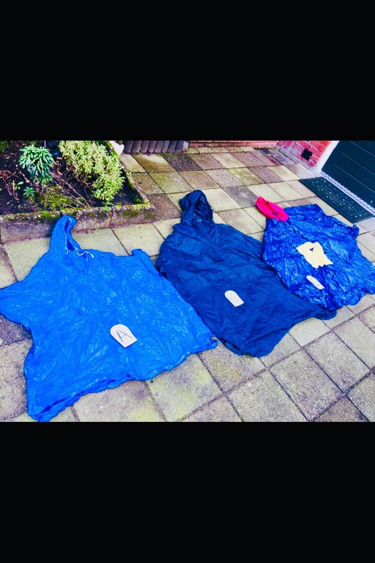 Diverse regenponcho, Ophalen of Verzenden, Zo goed als nieuw, Regenponcho, Heren