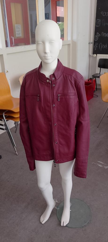 Dames jasje, merk True Spirit,  kunstleder, Ophalen of Verzenden, Zo goed als nieuw, Maat 38/40 (M), Rood