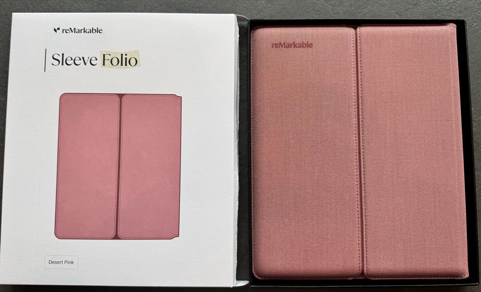 ReMarkable Sleeve Folio Desert Pink, 10 inch, Nieuw, Bescherming voor- en achterkant, Ophalen of Verzenden