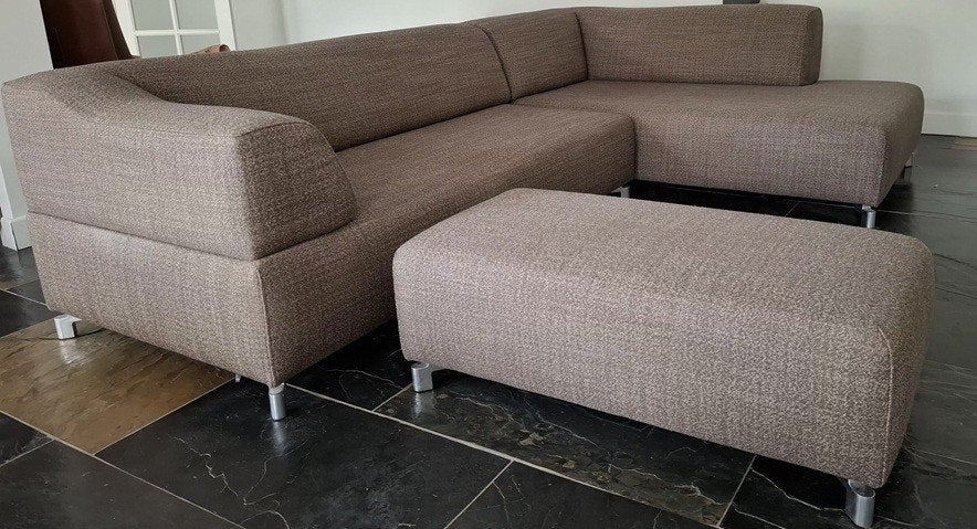 Hoekbank Leolux, Ophalen, Gebruikt, Hoekbank, 75 tot 100 cm