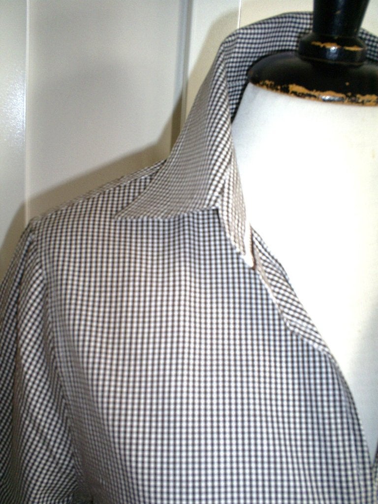 NIEUW __ STANFIELD bruin geruite blouse mt. 38, Maat 38/40 (M), Bruin, Nieuw, Stanfield
