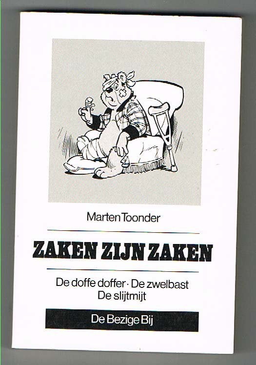 Marten Toonder - Zaken zijn zaken, Eén stripboek, Ophalen of Verzenden