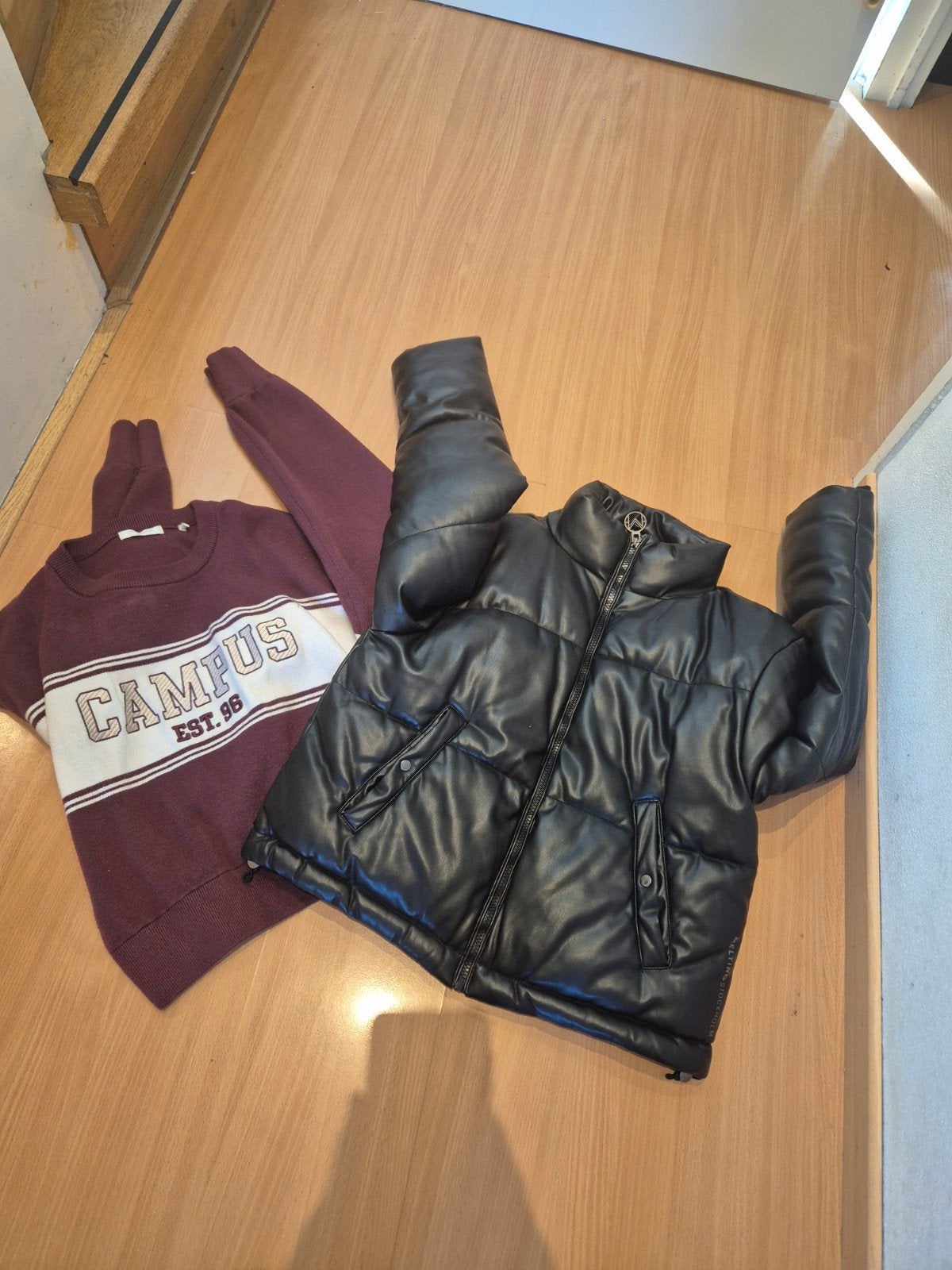 Melting Stockholm Puffer (S) - Warm, stoer & winddicht, Zwart, Ophalen of Verzenden, Zo goed als nieuw, Maat 36 (S)