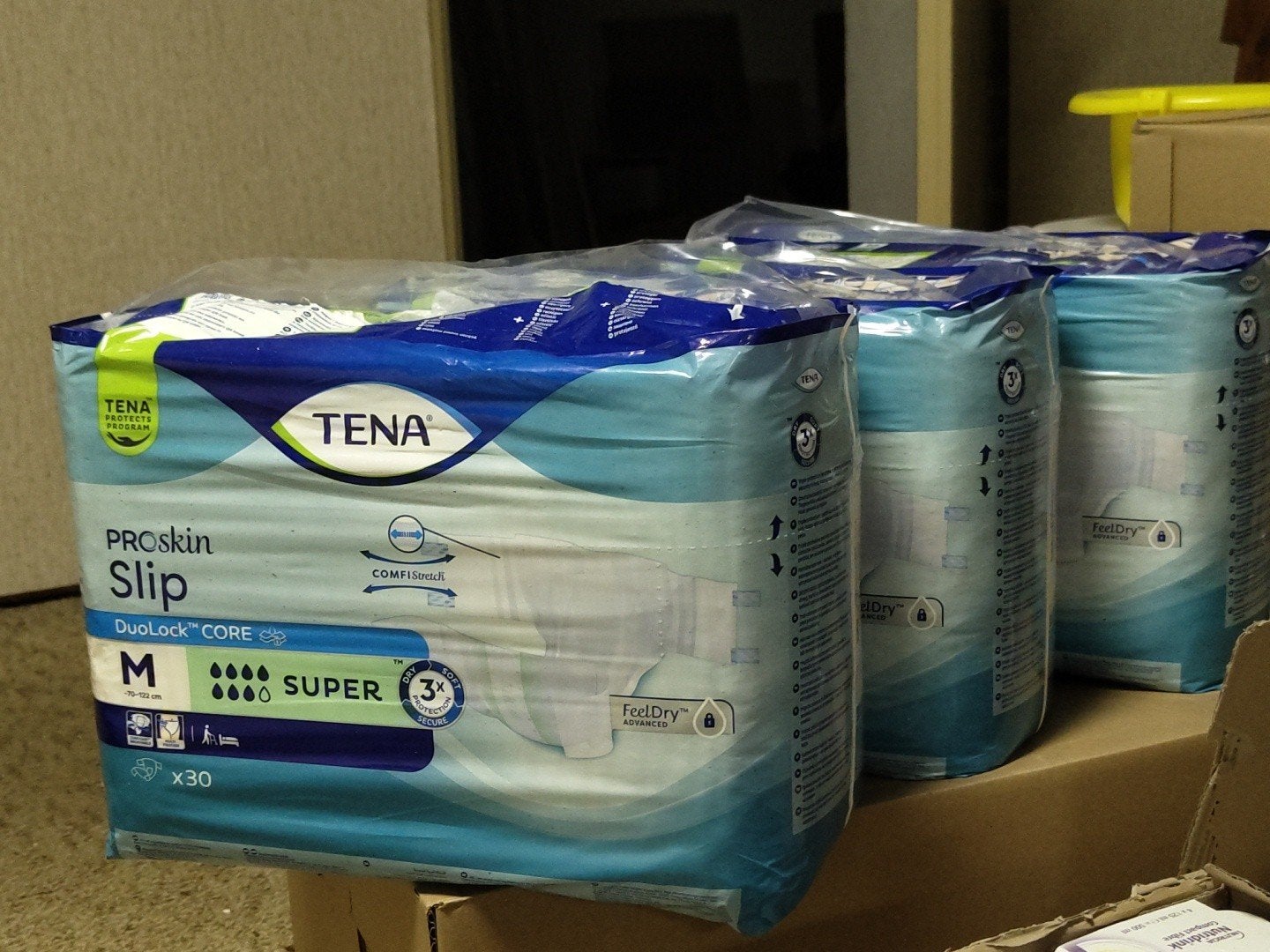 5x pak Tena Proskin Slip incontinentiemateriaal voor mannen, Ophalen of Verzenden, Nieuw