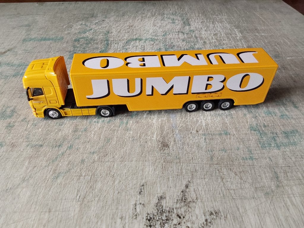 Jumbo miniatuur truck, Overige merken, 1:50 of kleiner, Ophalen of Verzenden, Zo goed als nieuw
