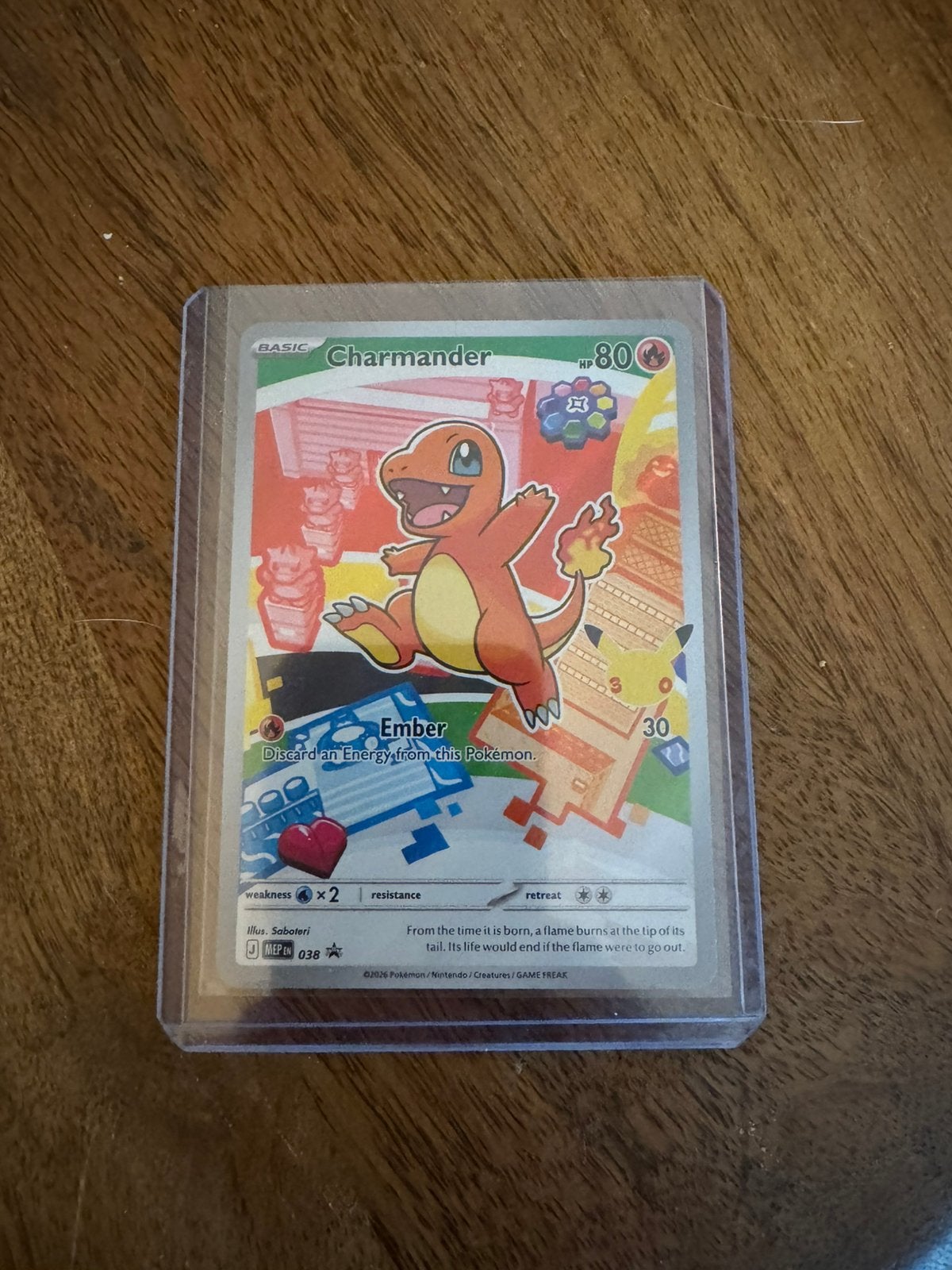 Charmander 038 #2026. Fresh pack!, Ophalen of Verzenden, Nieuw, Losse kaart, Foil