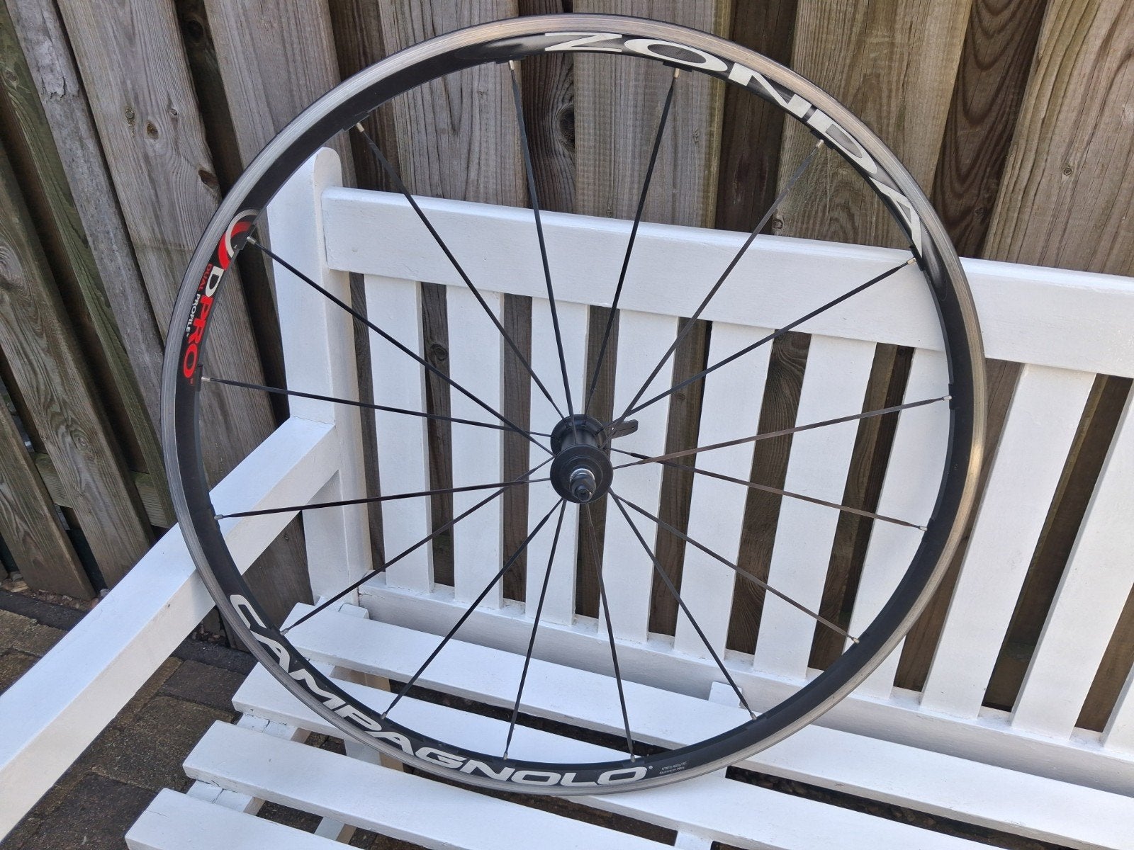 Campagnolo Zonda Voorwiel - Aluminium Racefiets Wiel, Fietsen en Brommers, Gebruikt, Campagnolo, Aluminium, Racefiets