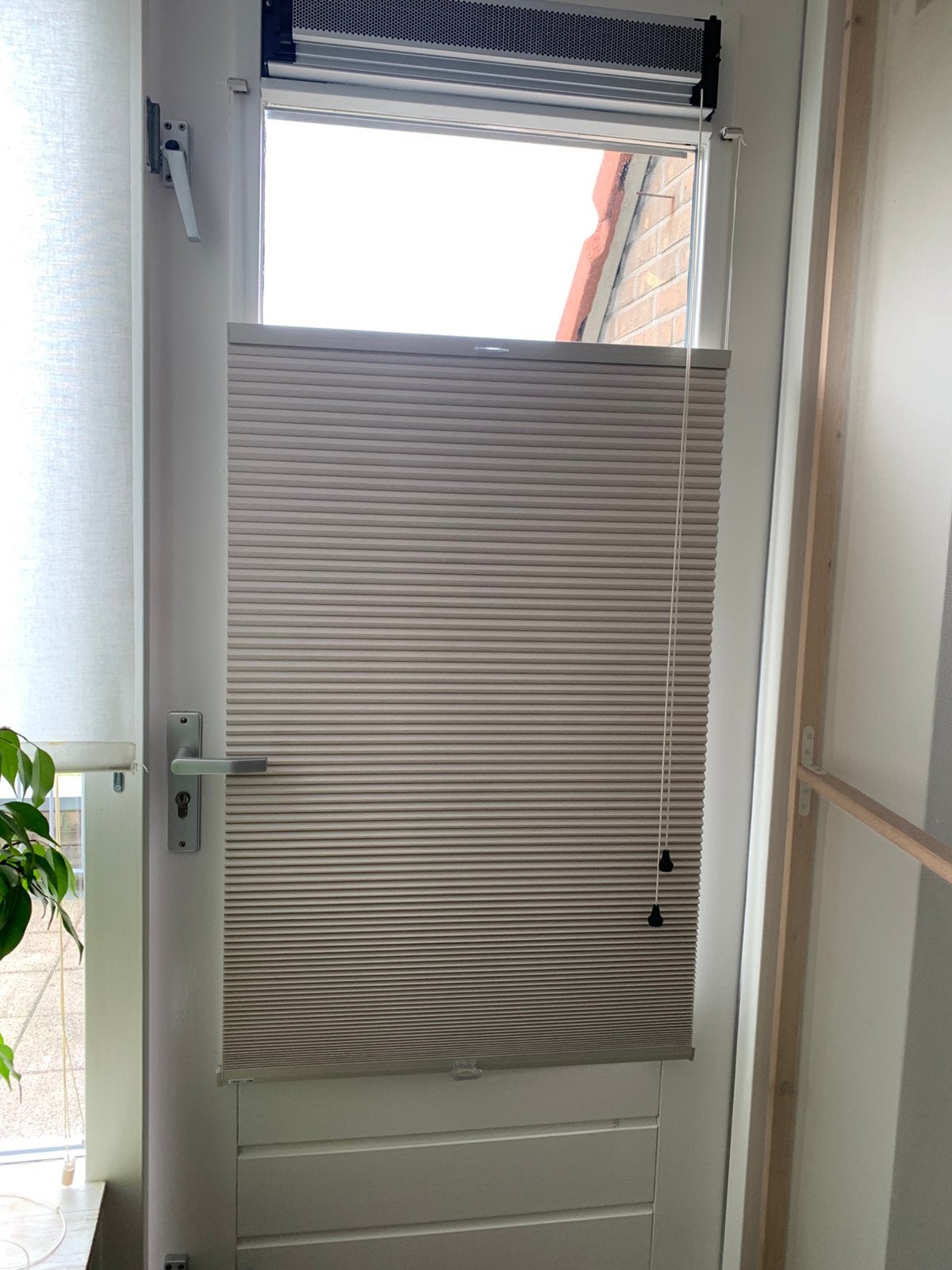 Veneta Energy dupligordijn plissé (lees de beschrijving!), Huis en Inrichting, Ophalen, 63 cm, Verduisterend, Beige