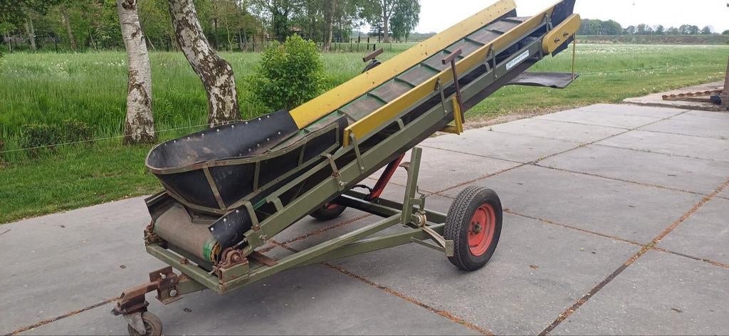 Unicum onderlosband, aardappel transportband kieper, Ophalen, Transport