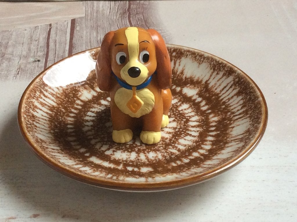 Disney lady vagebond - sieraden schaaltje met Lady, Ophalen of Verzenden, Overige figuren, Zo goed als nieuw, Beeldje of Figuurtje