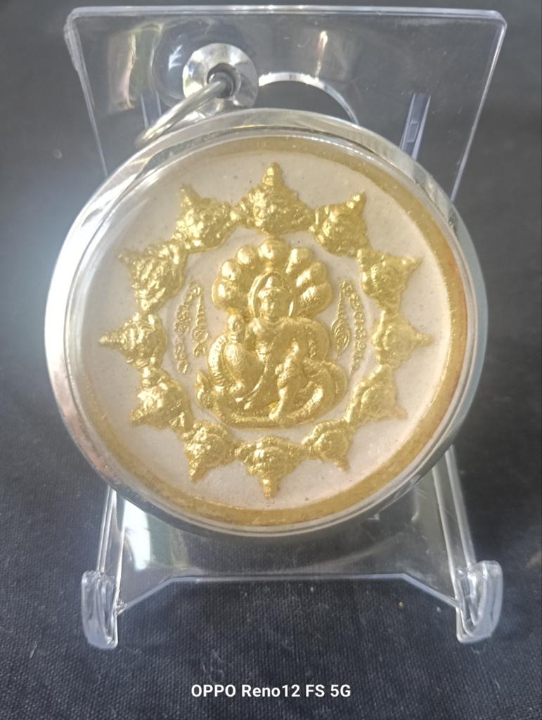 Boeddhistische Amulet - Gouden Boeddha in Meditatie, Ophalen of Verzenden