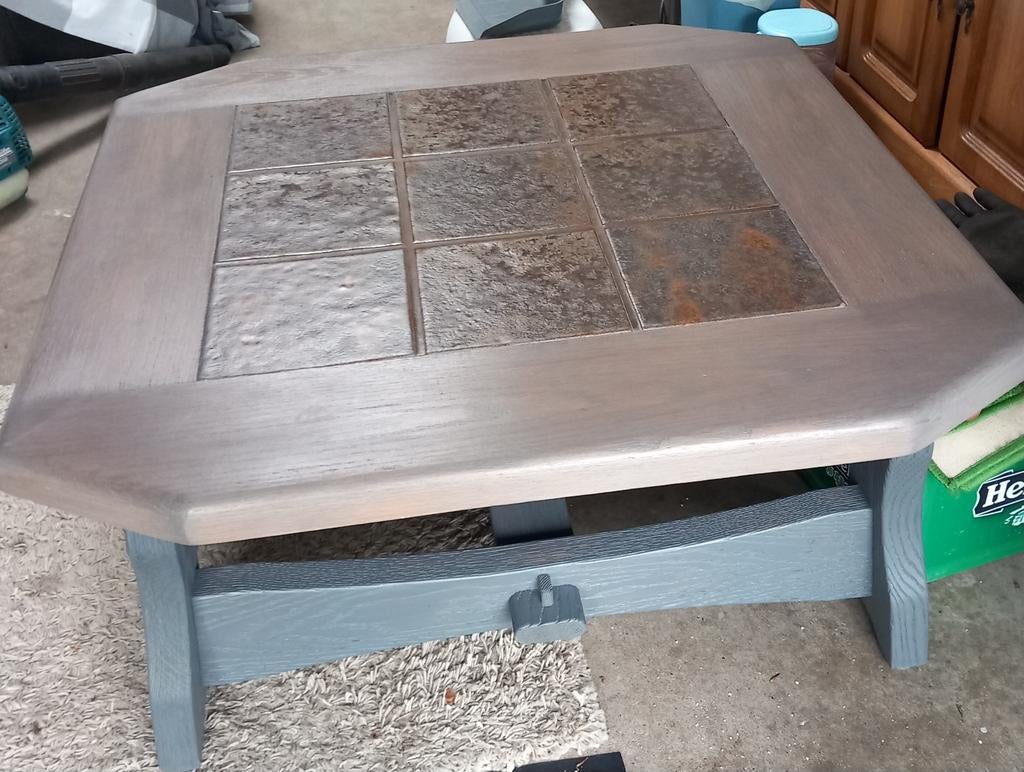 Salontafel, 50 tot 100 cm, 50 tot 75 cm, Eikenhout, 50 tot 100 cm