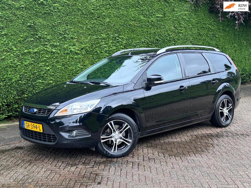 Ford Focus Wagon 1.6 Cool & Sound /AIRCO/CRUISE/PDC/RIJDTGOE, Gebruikt, 4 cilinders, 635 kg, Zwart