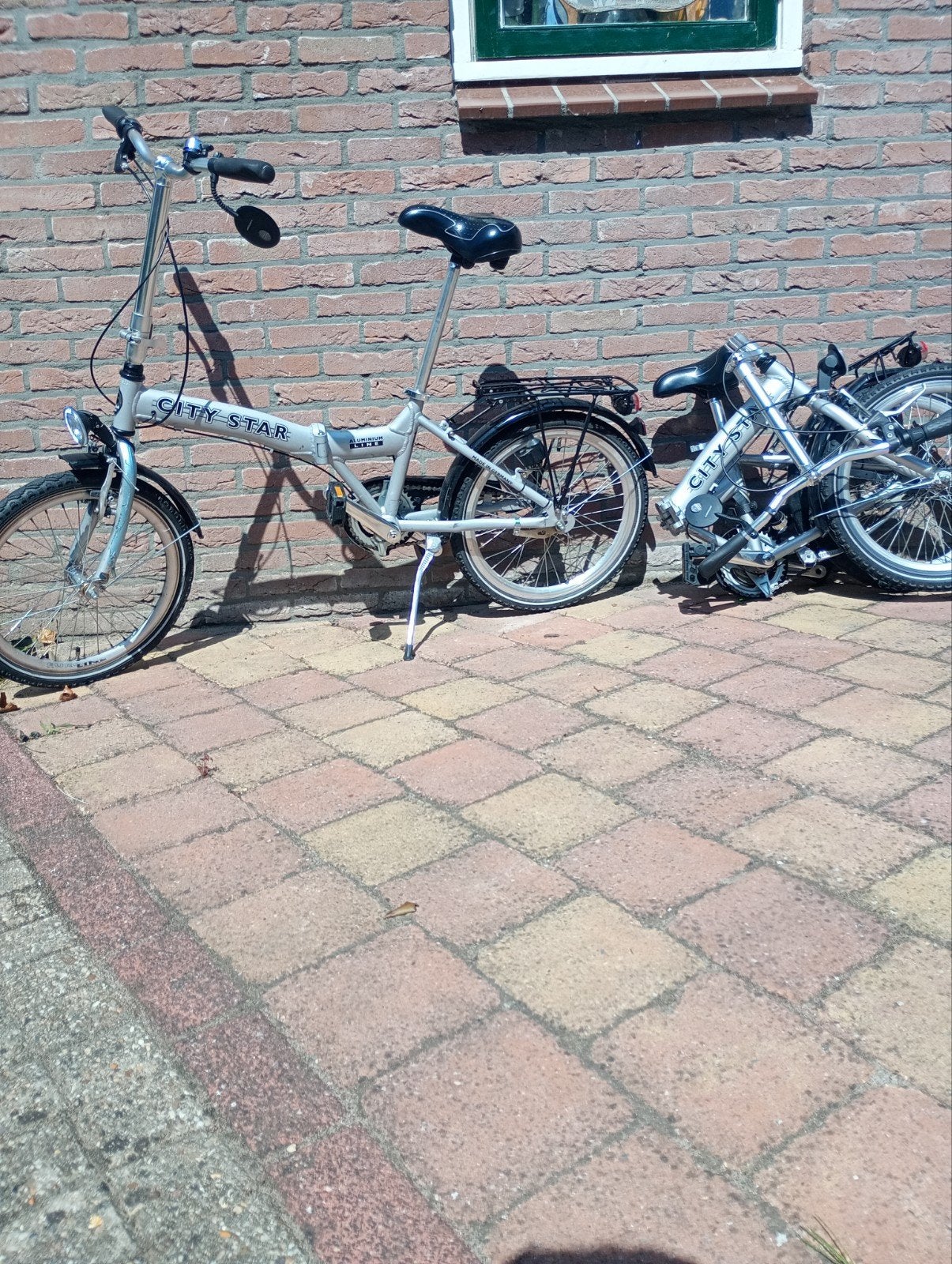 City Star vouwfiets - Ideaal voor woon-werkverkeer, Fietsen en Brommers, Overige merken, 20 inch of meer, Gebruikt, Velgrem