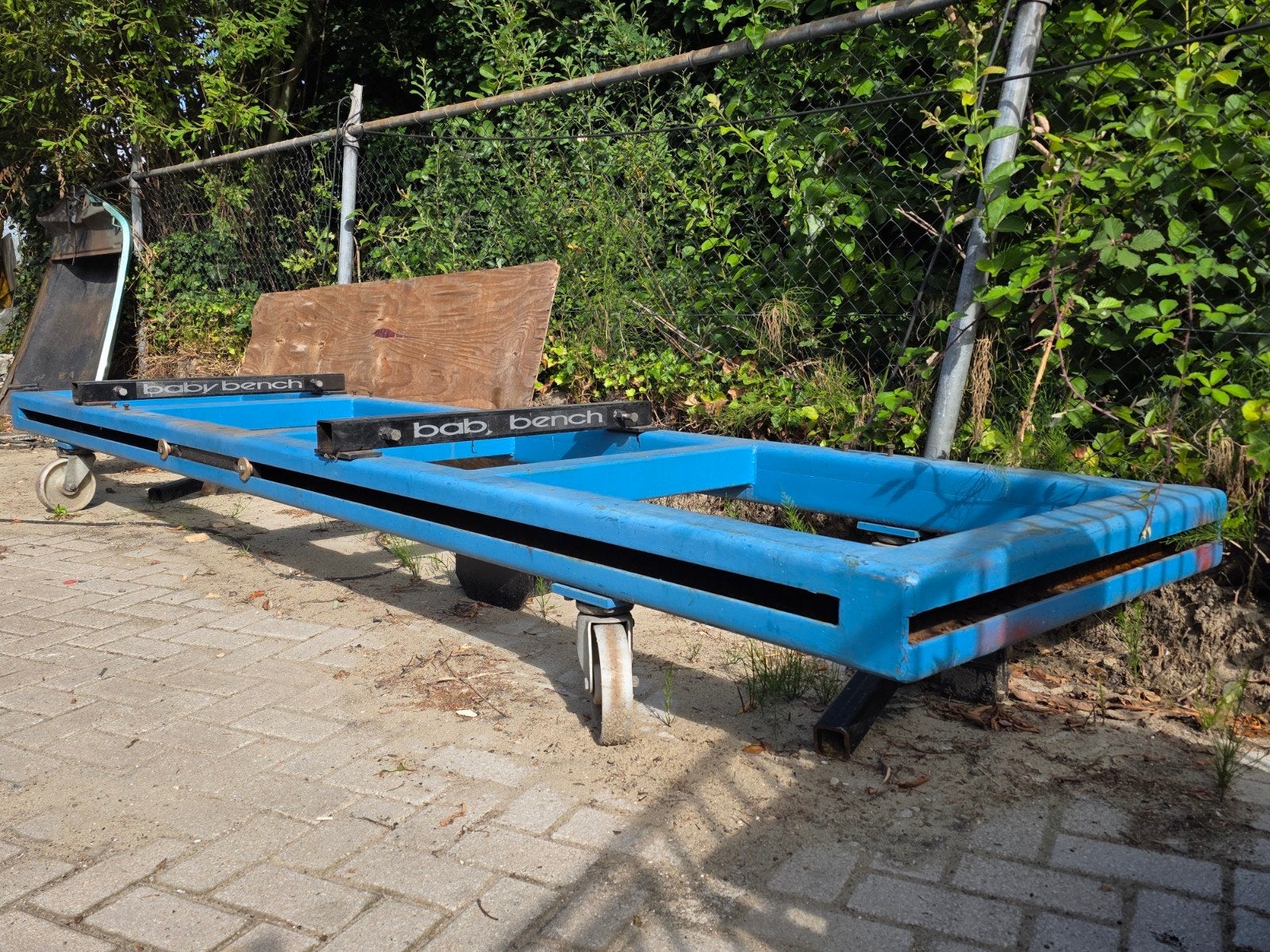 Mobiele Autorichtbank Baby Bench met trekbalk en hulpstukken, Ophalen, Hydraulisch, Garagekrik