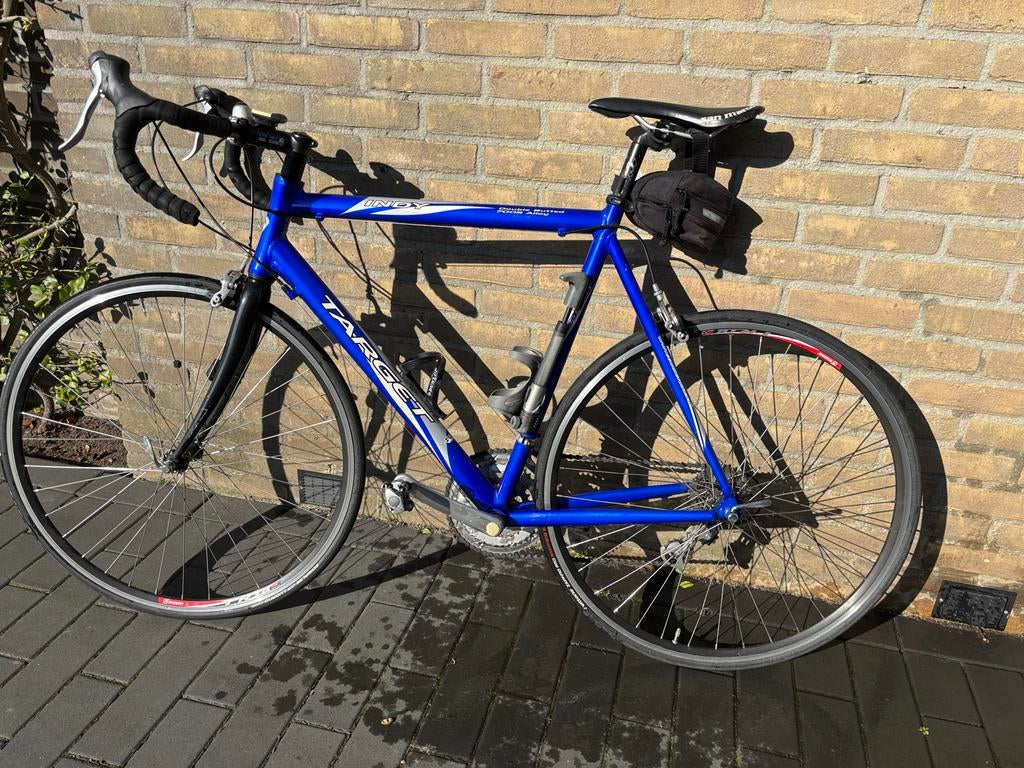 Target racefiets - Blauw, Shimano afgemonteerd, 28 inch, Gebruikt, Aluminium, 15 tot 20 versnellingen
