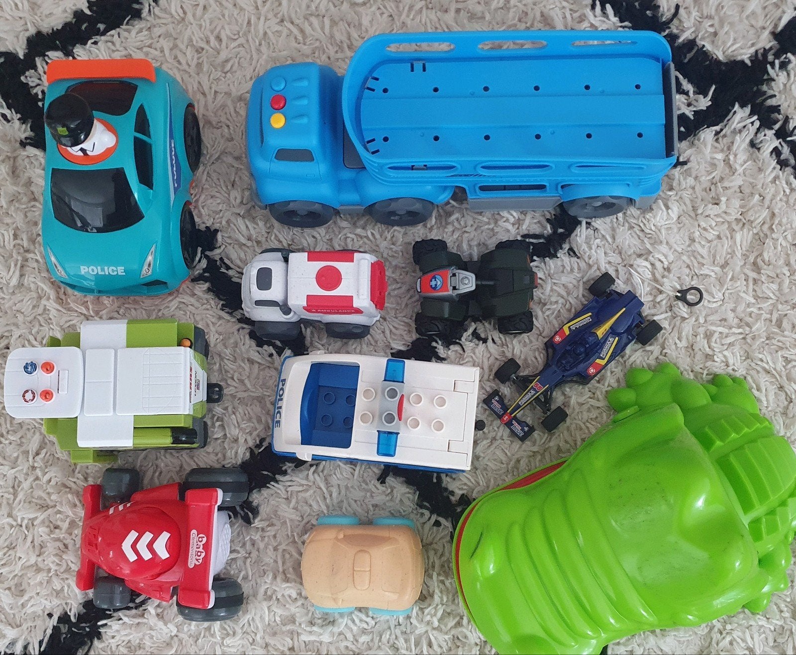 GRATIS BIJ AANKOOP! pakket auto's voertuigen grote krokodil, Ophalen of Verzenden, Gebruikt