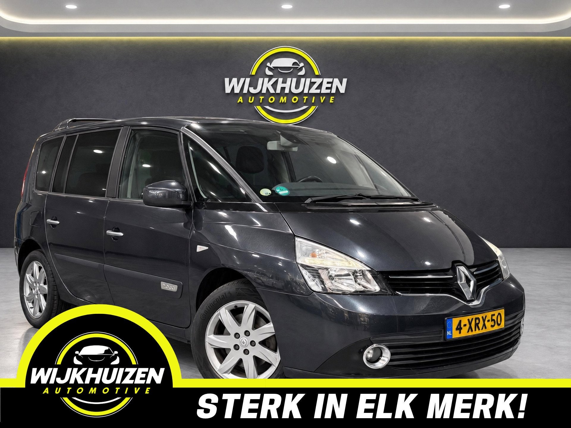Renault Espace 2.0 dCi Dynamique 7 Persoons met Climate ! Na, Auto's, Zwart, 4 cilinders, 2000 kg, Bedrijf