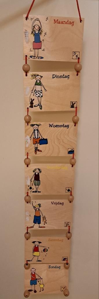 Weekplanner Janbibejan, Kinderen en Baby's, Ophalen of Verzenden, Zo goed als nieuw, Wanddecoratie