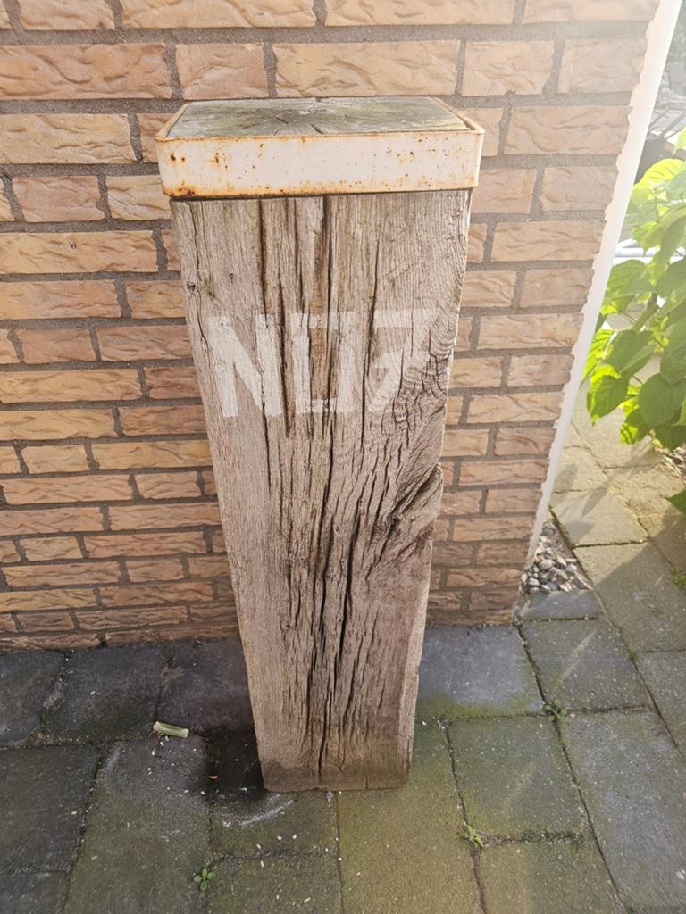 Houten biels/dwarsligger, Ophalen, Gebruikt