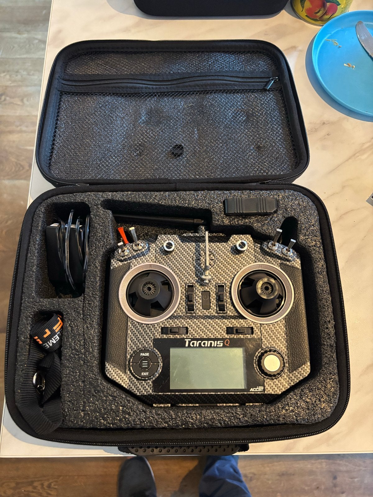 Frsky X7S Taranis zender met case, Ophalen of Verzenden, Zo goed als nieuw