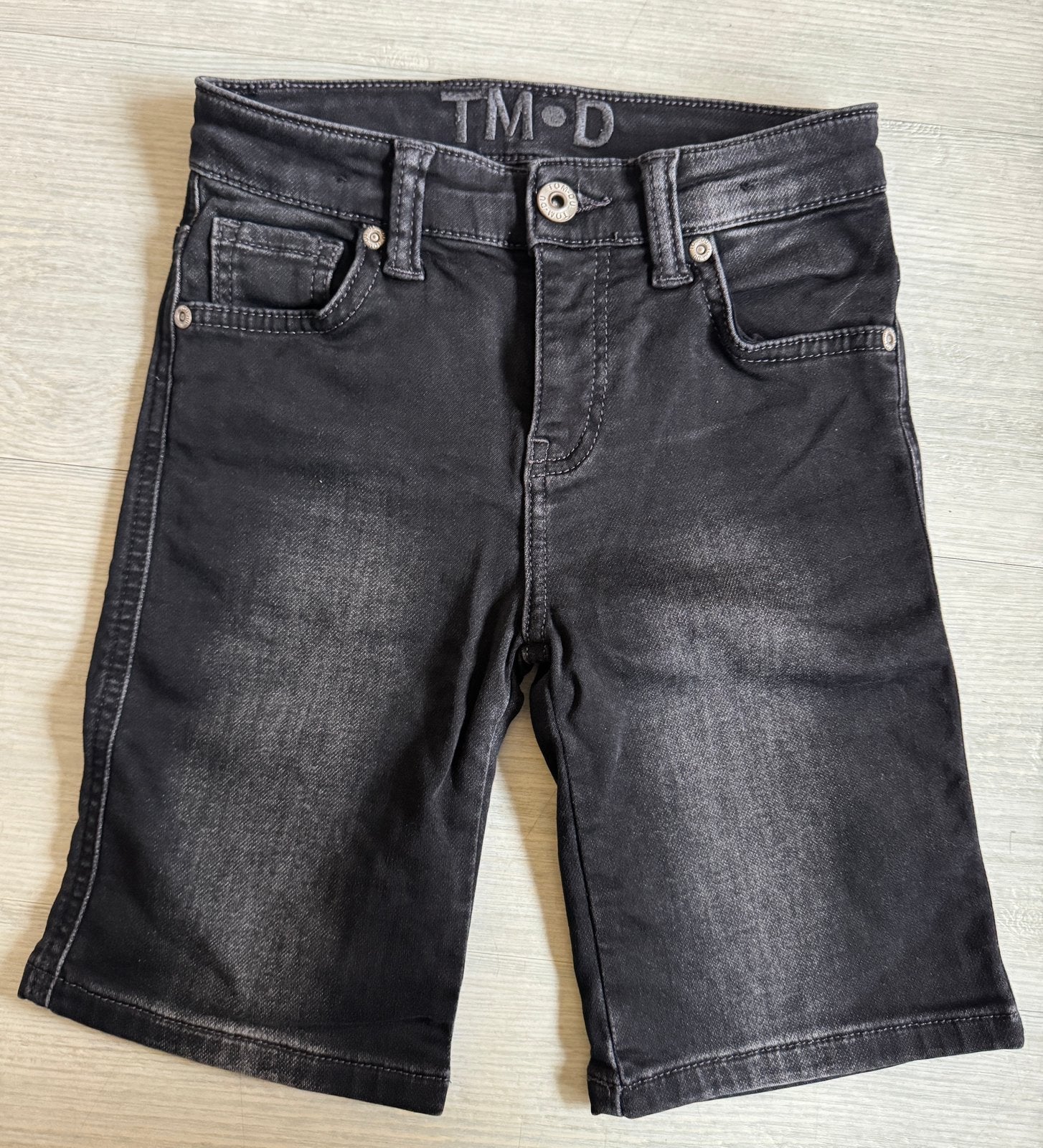 Tom-Du spijkerbroek kort maat 140-146, Kinderen en Baby's, Ophalen of Verzenden, Zo goed als nieuw, Jongen, Broek