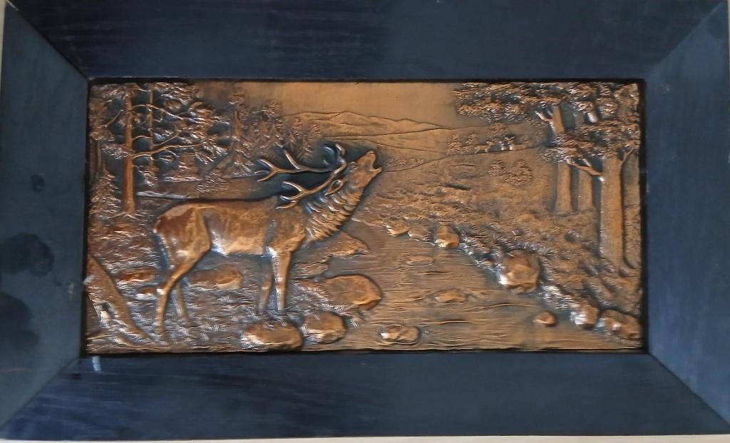 2 messing voorstellingen, Huis en Inrichting, Woonaccessoires | Schilderijen, Tekeningen en Foto's, Gebruikt, Ophalen of Verzenden