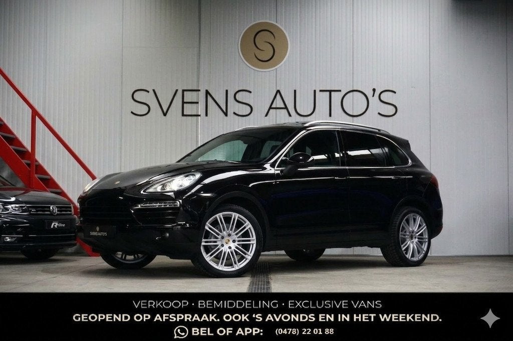 Porsche Cayenne 3.0 D 1e Eigenaar|Dealer Onderh.|Luchtvering, Auto's, Automaat, Cayenne, Gebruikt, Zwart