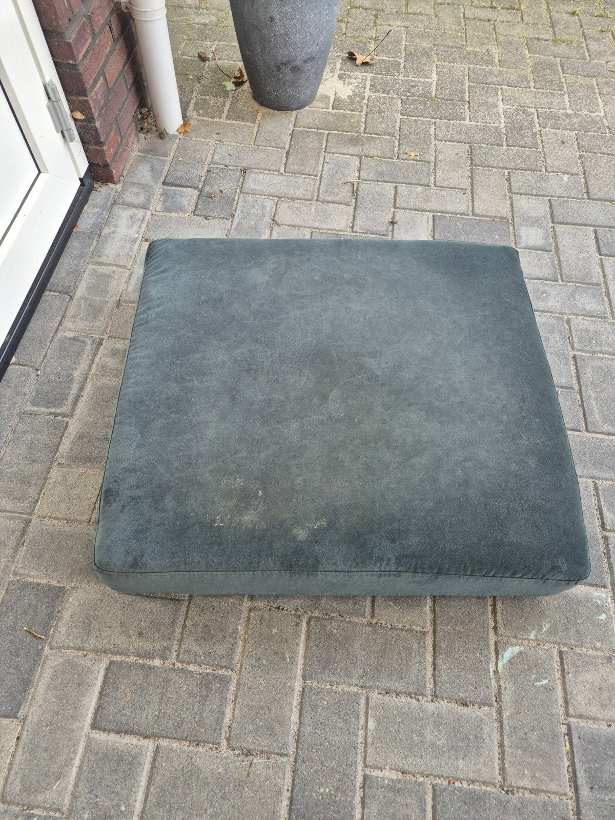 Hondenkussen gebruikt - 82x75x14 cm, Ophalen, Gebruikt, Grijs, Rechthoekig