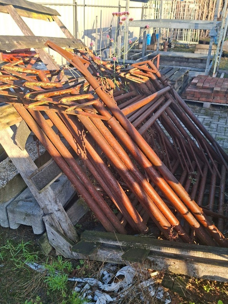 steigerbokken - H jukken - gebruikt 10 stuks, Doe-het-zelf en Verbouw, Ophalen, Gebruikt, Overige typen, Nvt