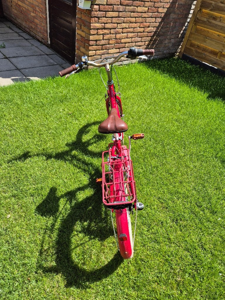 Elops 900 6-9 jaar Rode kinderfiets, Ophalen, Velgrem, Versnellingen, Zo goed als nieuw
