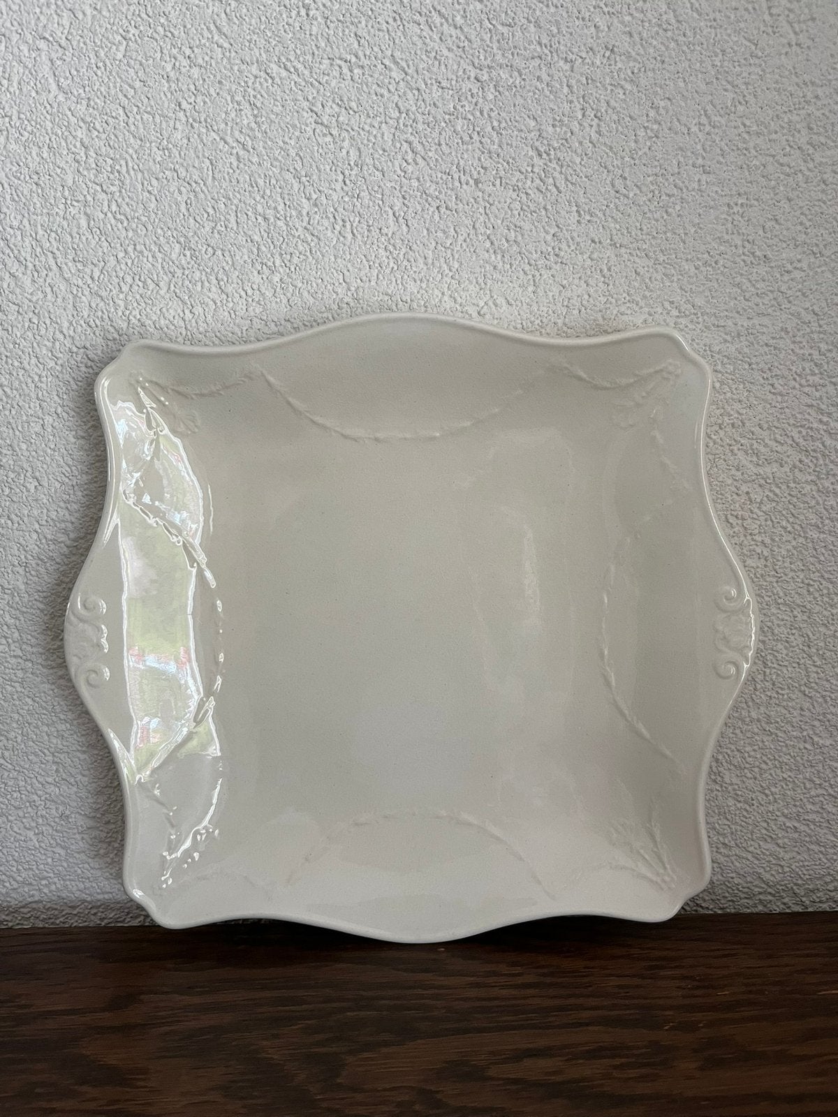 Wedgwood creme schaal serveerschaal 26cm (ingeslagen merk), Ophalen of Verzenden