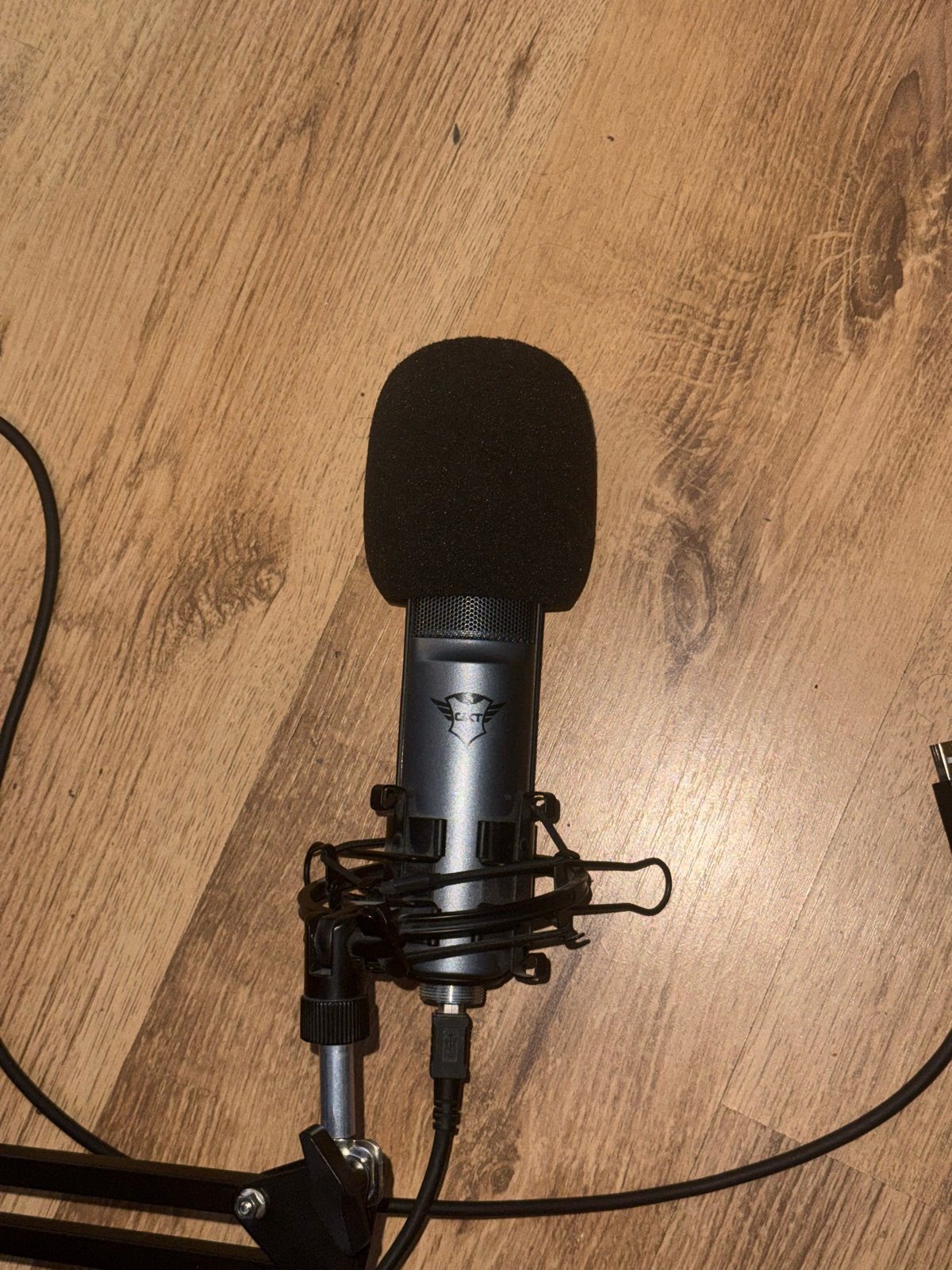 Trust GXT USB Gaming Microfoon met Boom Arm + Popfilter, Ophalen, Zo goed als nieuw, Overige typen