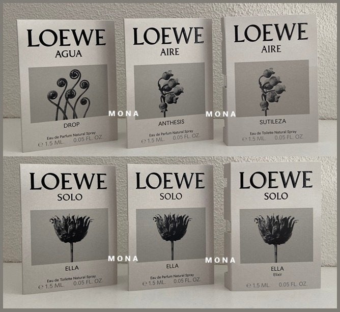 Loewe set 19 niche parfum samples proefjes testers monsters, Verzenden, Nieuw
