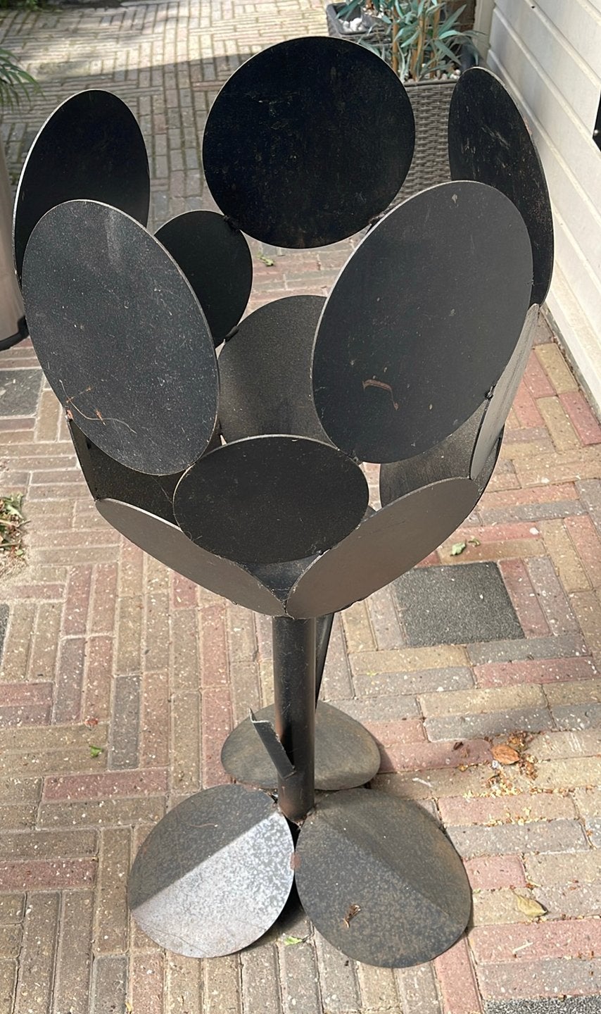 Mooie metalen plantenbak, Ophalen, Gebruikt, Metaal