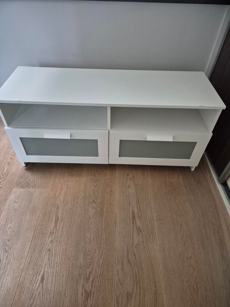 IKEA TV Kast met Lades - Wit, Ophalen, Zo goed als nieuw, 25 tot 50 cm, Minder dan 100 cm
