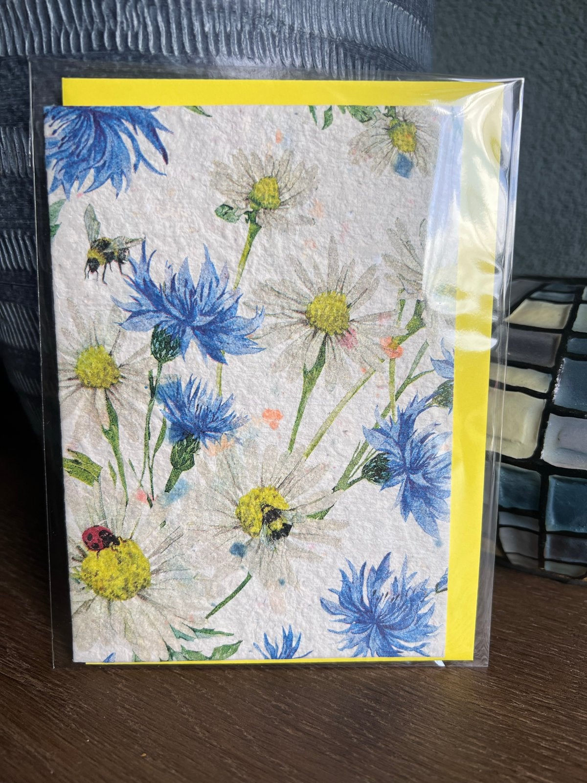 Wenskaart bloemen, Ophalen of Verzenden, Nieuw