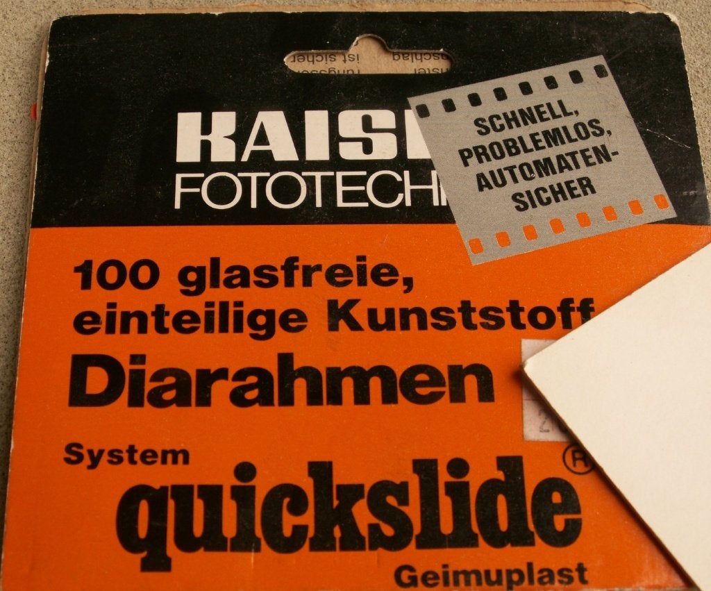 87 Diaraampjes glasfreie einteilige Kunststoff Quickslide, Ophalen of Verzenden, Nieuw, Overige typen