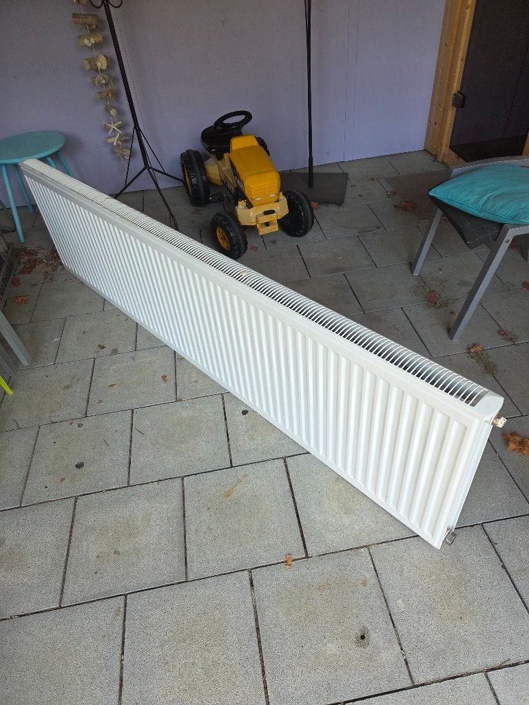 dubbele radiator met convector 2000 x 500 mm, Doe-het-zelf en Verbouw, Ophalen, 30 tot 80 cm, Radiator, 150 cm of meer