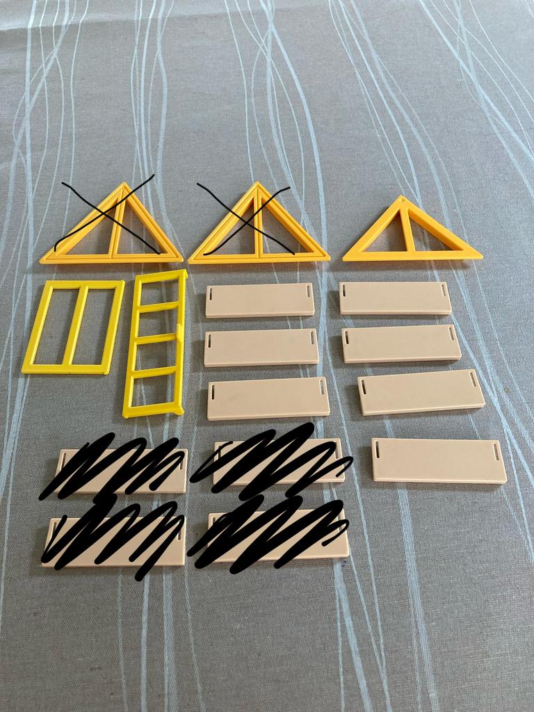 Playmobil onderdelen zomerhuis., Ophalen of Verzenden, Zo goed als nieuw