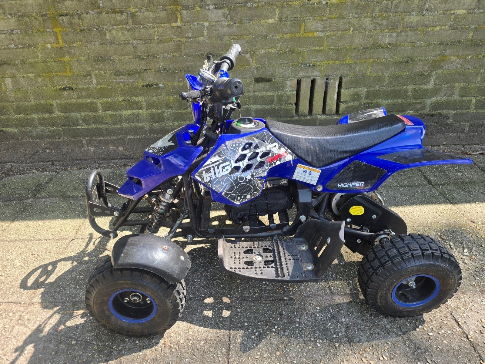 Elektrische kinderquad - Blauw - Goede staat, Ophalen