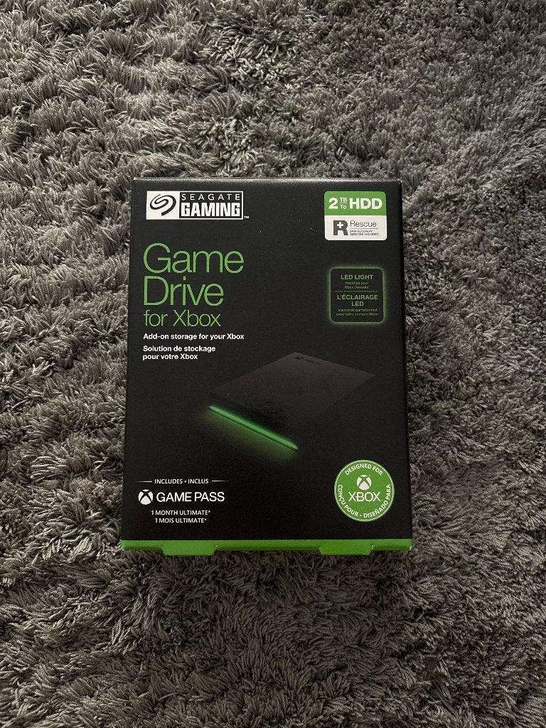 Seagate Game Drive voor Xbox (2TB), Ophalen, Console, Zo goed als nieuw, Seagate